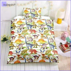 Bedding Set Enfant Dinosaures Multiples