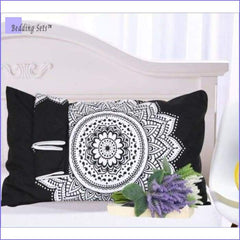Bedding Set Mandala - Dentelle Noire et Blanche