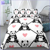 Bedding Set Panda in love