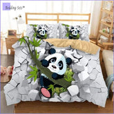 Bedding Set Panda sur sa branche