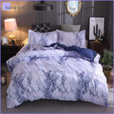 Blue Marble Bed Set