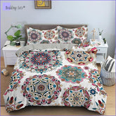 Boho Bedding Set - White Mandala