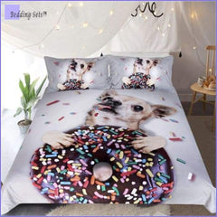 Donuts Chihuahua Bedding Set
