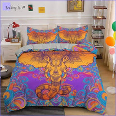 Hippie Bedding - Psychedelic Elephant