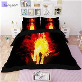 Horse Bedding Set - On Fire