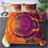 Indian Mandala Bedding - Orange