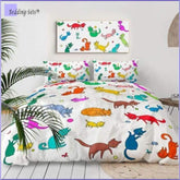 Kid Bedding - Colored Cats