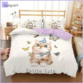 Kitty Cat Bedding - Butterflies
