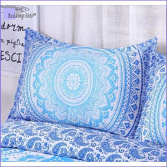 Mandala Bedding - Blue gradient
