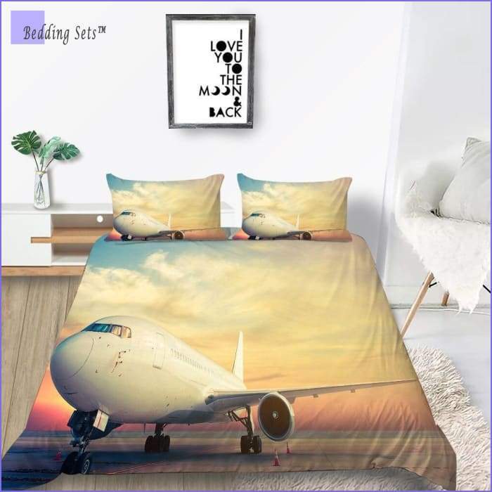 Airplane Bedding - on the Apron