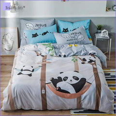 Bedding Set Panda endormi