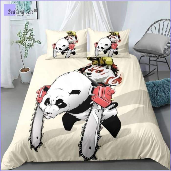 Bedding Set Panda guerrier