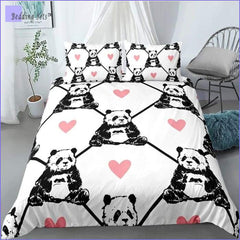 Bedding Set Panda in love