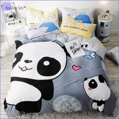 Bedding Set Panda kawaii