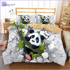 Bedding Set Panda sur sa branche