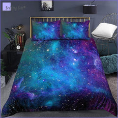 Blue Galaxy Bedding Set