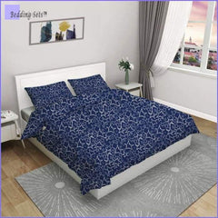Blue Modern Bedding Set - Stars