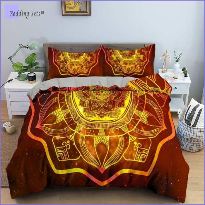 Boho Bedding Set - Golden Peace