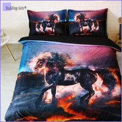 Boy Horse Bedding Set