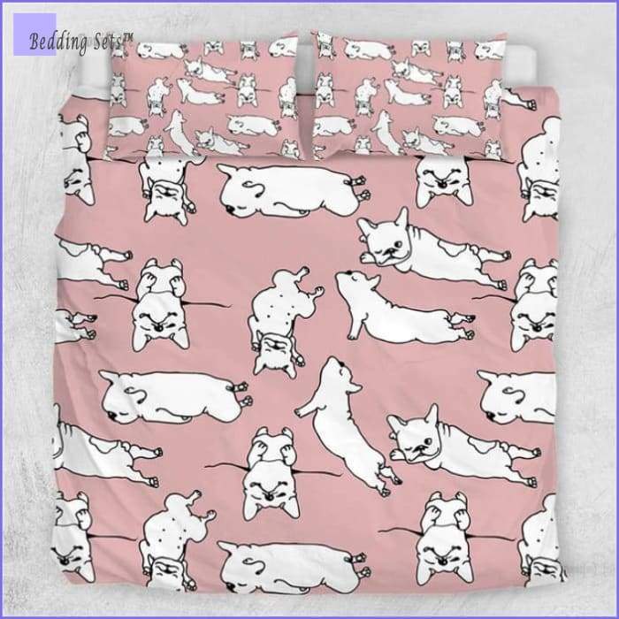 Bulldog Bedding Set - Yoga