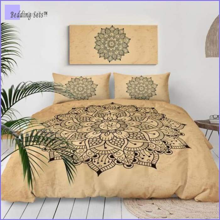 Camel Mandala Bedding - Flower