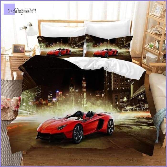 Car Bedding - Red Spider