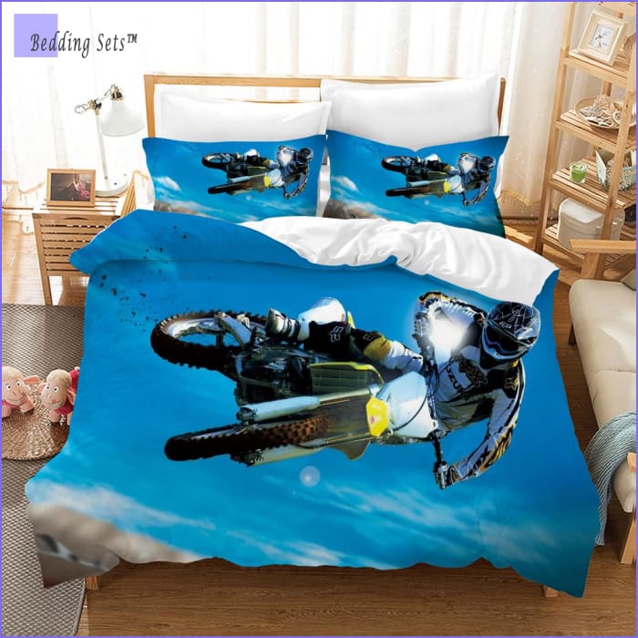 Dirt Bike Bedding - Aerial