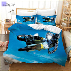 Dirt Bike Bedding - Aerial