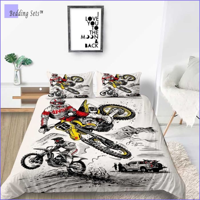 Dirt Bike Bedding - Comics