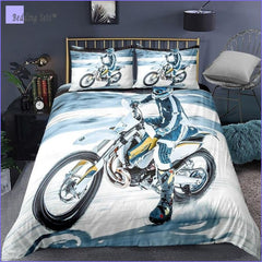 Dirt Bike Bedding - Snow Rider