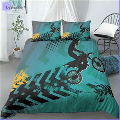 Dirt Bike Bedding - Tire Track