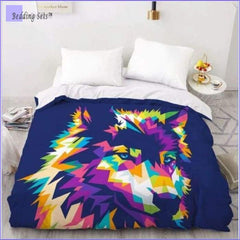 Dog Bedding Set - Artistic Husky