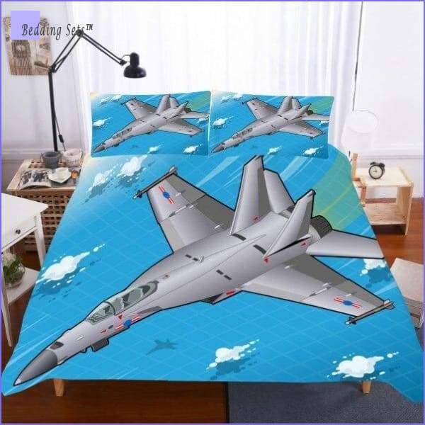 Fighter Aircraft Bedding Kid