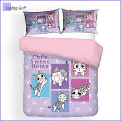 Girly Kitty Cat Bedding - Manga