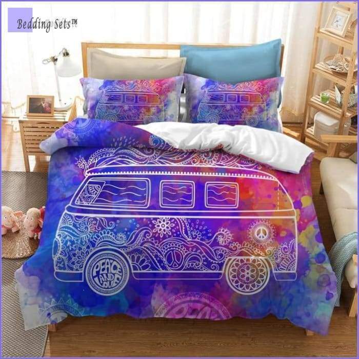 Hippie Bedding Boho - Rainbow RoadTrip