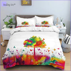 Hippie Bedding - Colorful Tree