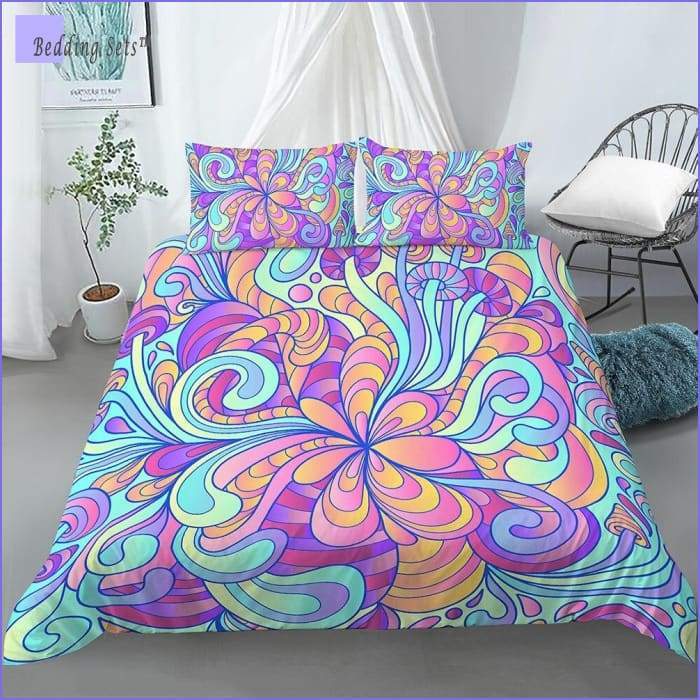 Hippie Bedding - Psychedelic Flower