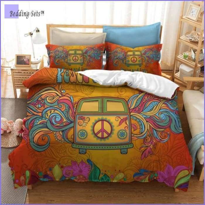 Hippie Bedding - Psychedelic Van