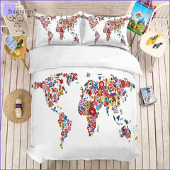 Hippie Bedding - Worldmap