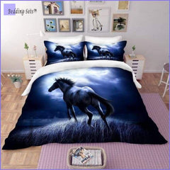 Horse Bedding Set - in the Night