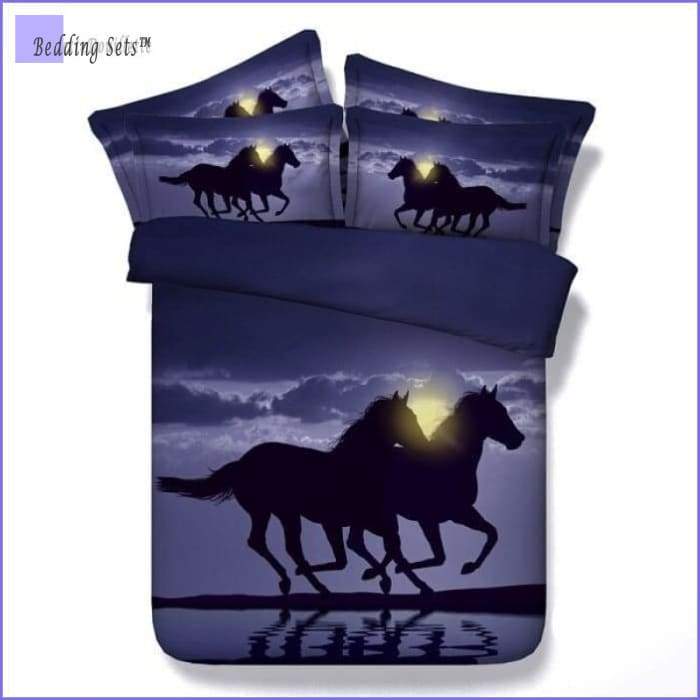 Horse Bedding Set - Romantic Riding