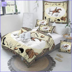 Horseback riding Bedding Set