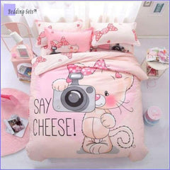 Kitten Bedding - Pink