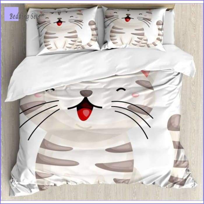 Kitty Cat Bedding - Happy