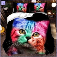 Kitty Cat Bedding - Multicolor