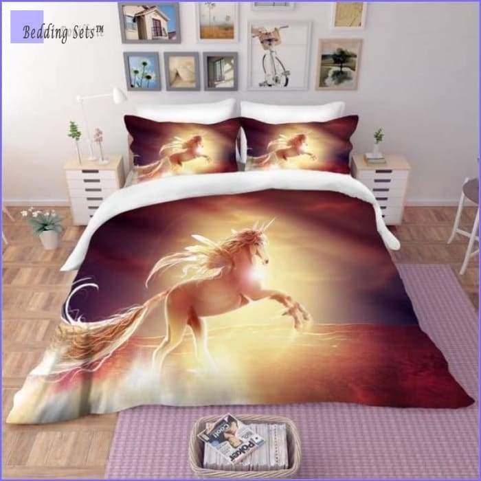 Magic Horse Bedding Set - Sunset