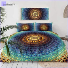 Mandala Bedding - Azure Blue