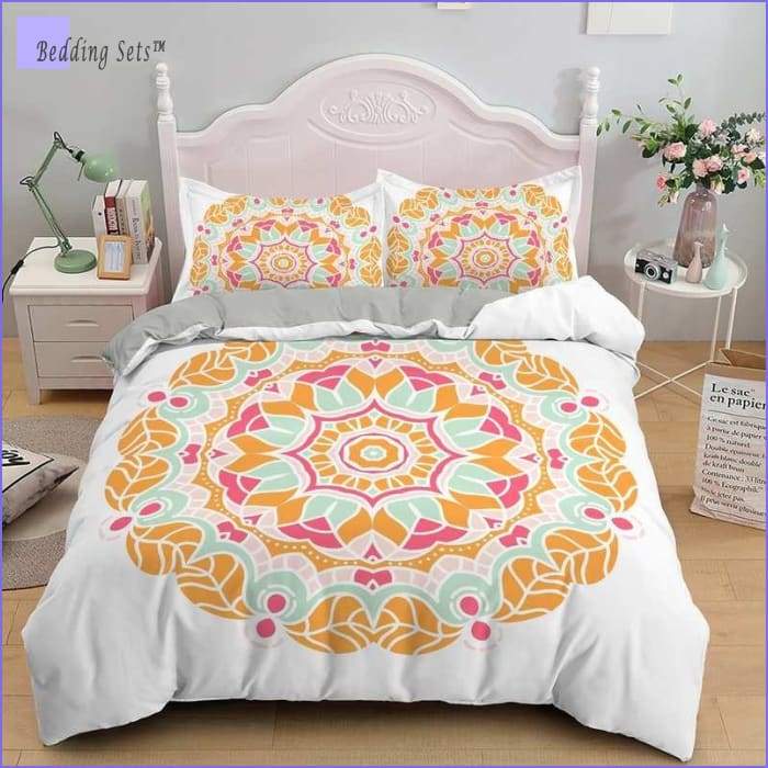 Mandala Bedding - Golden Leafs