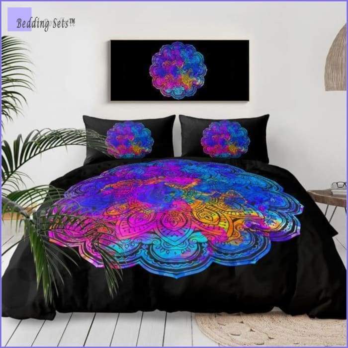 Mandala Bedding - Rainbow colors